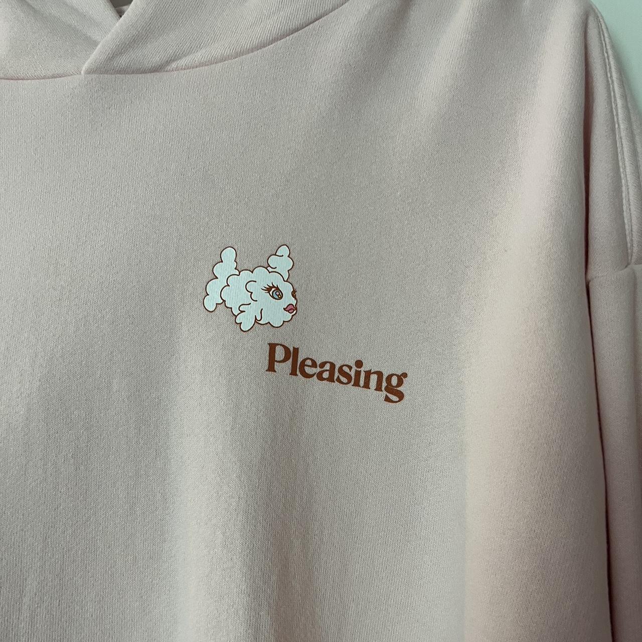 Pleasing Women's Pink Hoodie Depop