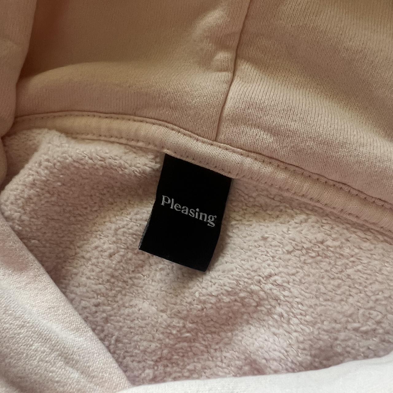 Pleasing Women's Pink Hoodie Depop