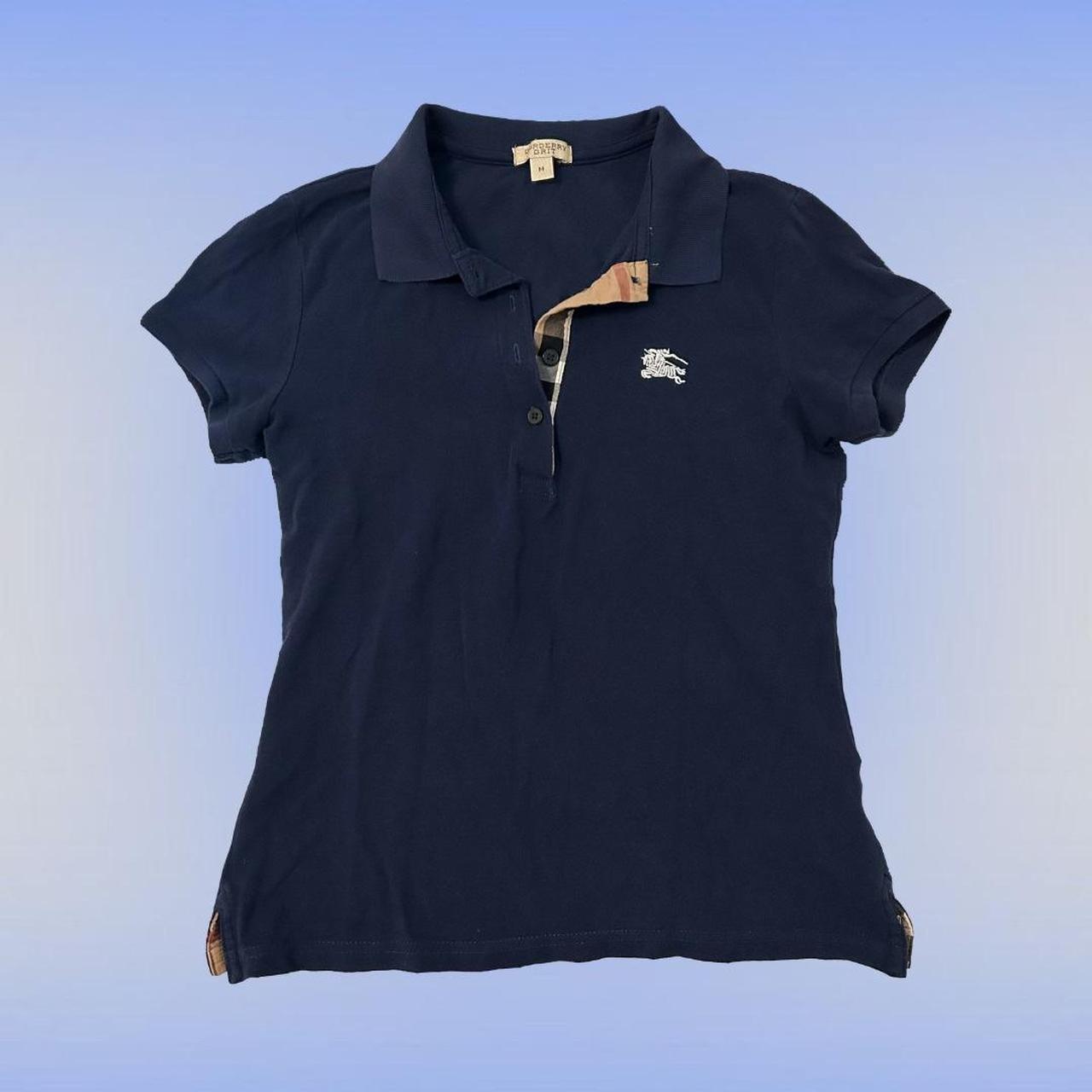 Burberry Brit Women's Navy and Blue Polo-shirts