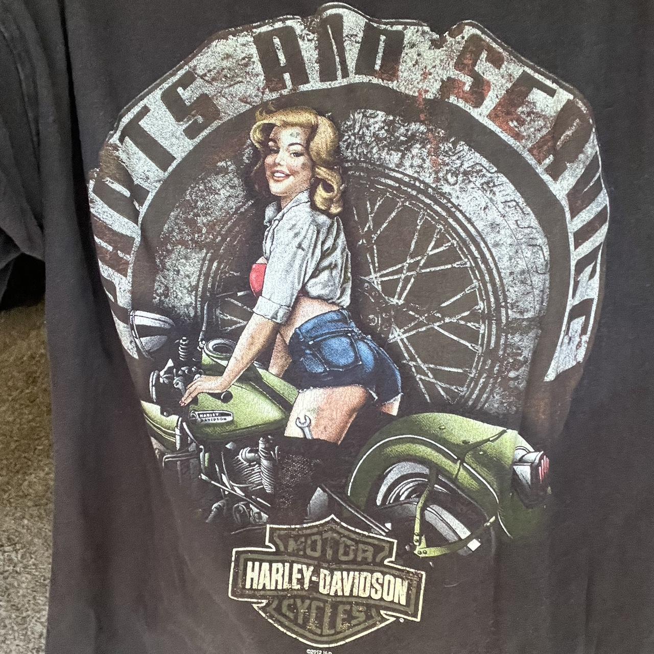 harley davidson pin up girl shirts