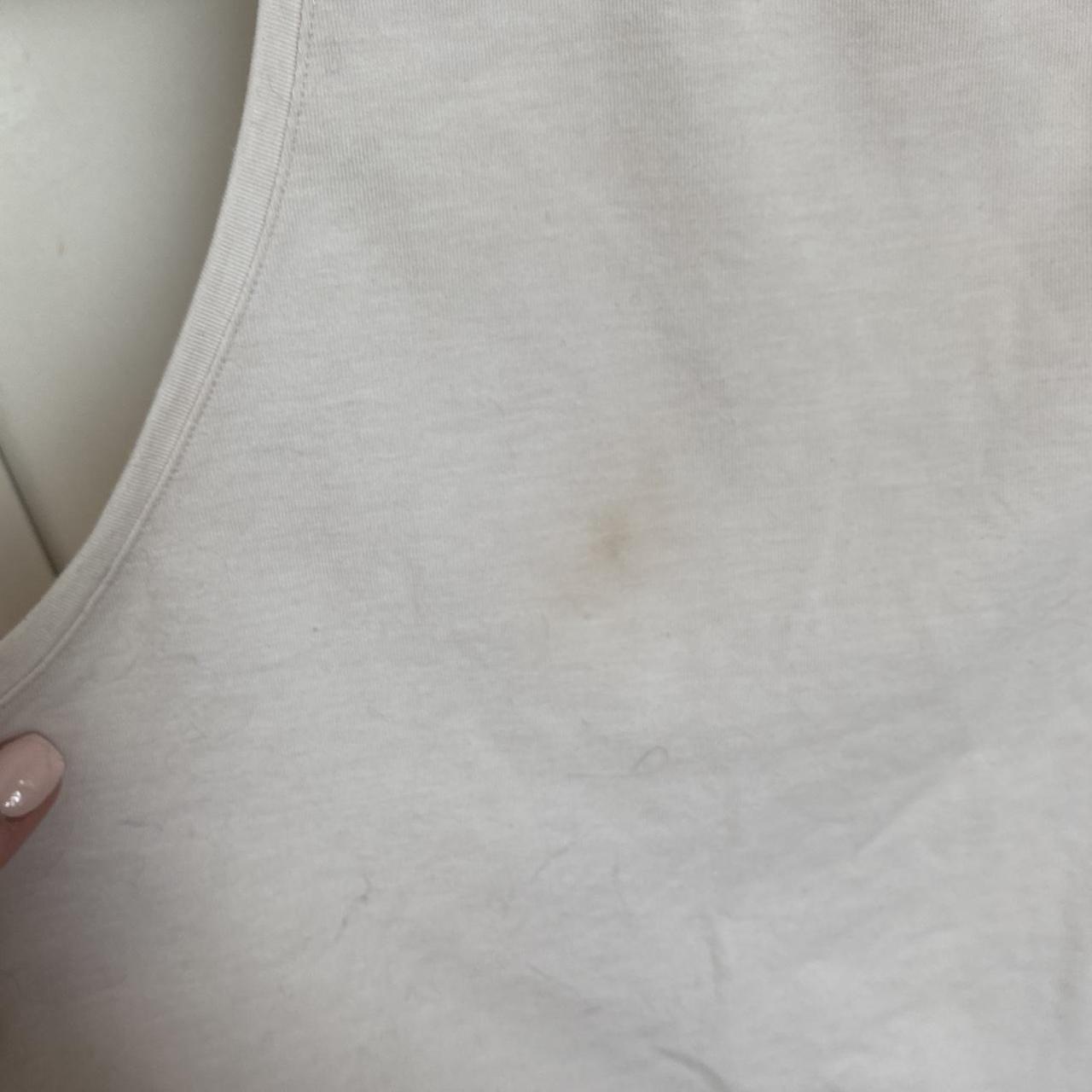 Outdoor Voices Women's White and Pink Vest Depop