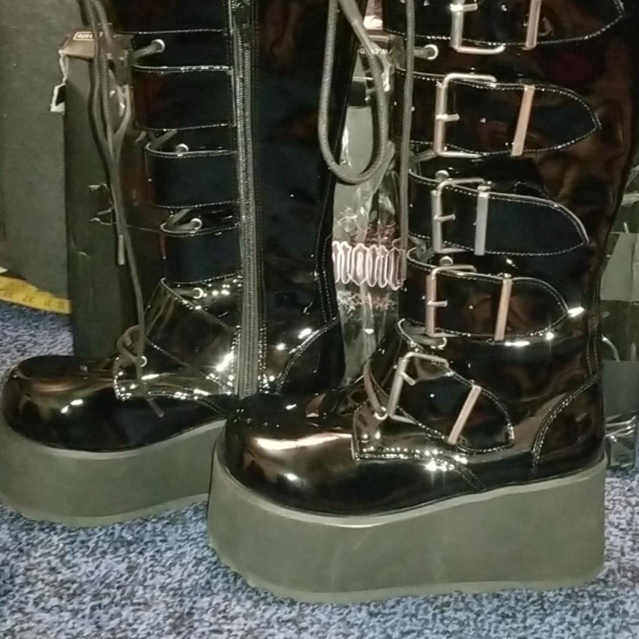 Industrial hot sale goth boots