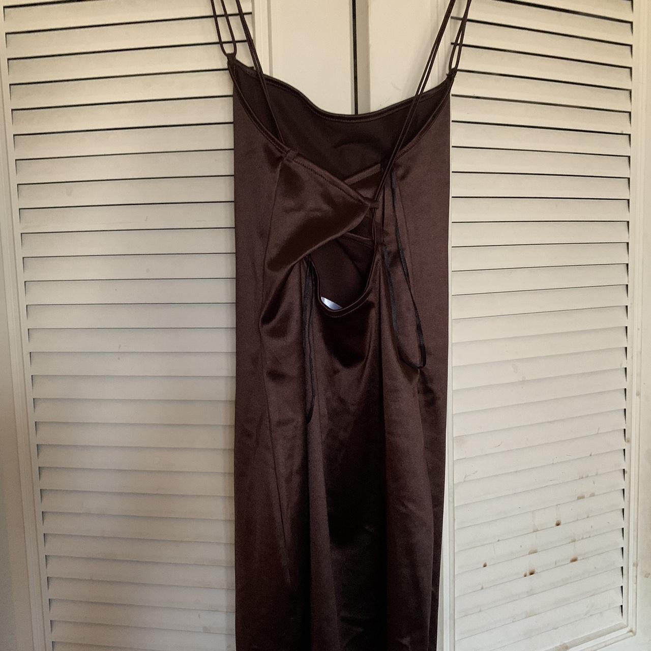 H&M Women's Brown and Black Dress (3)