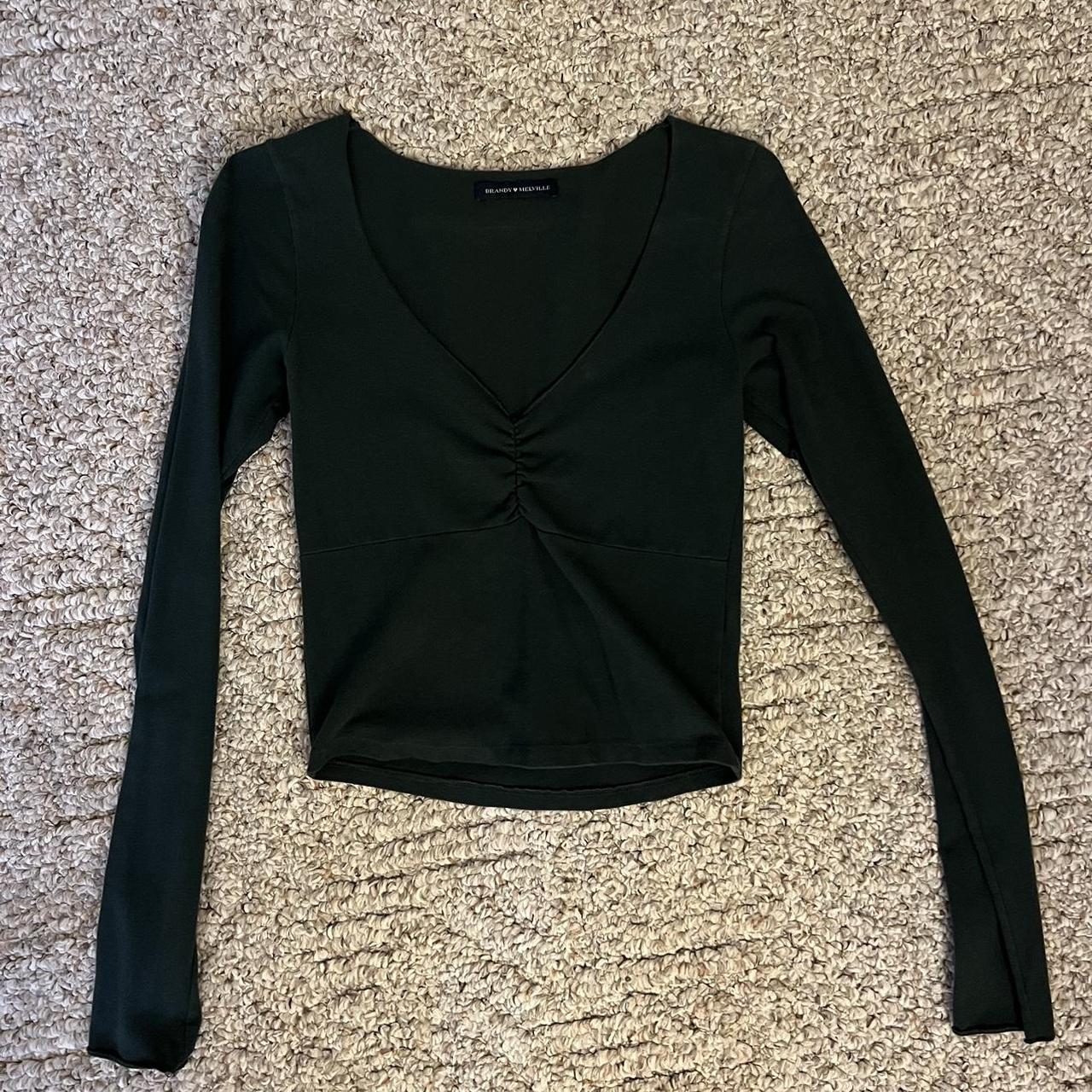 Forest green Brandy Melville Gina top🤍 In great... Depop