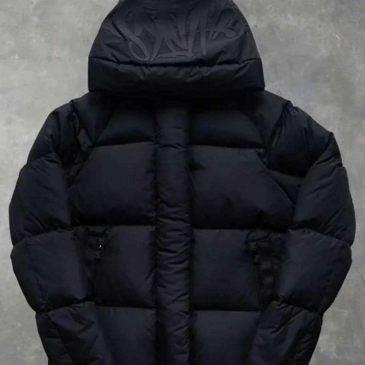 SYNA WORLD BLACK PUFFER JACKET MEDIUM BRAND NEW IN... - Depop