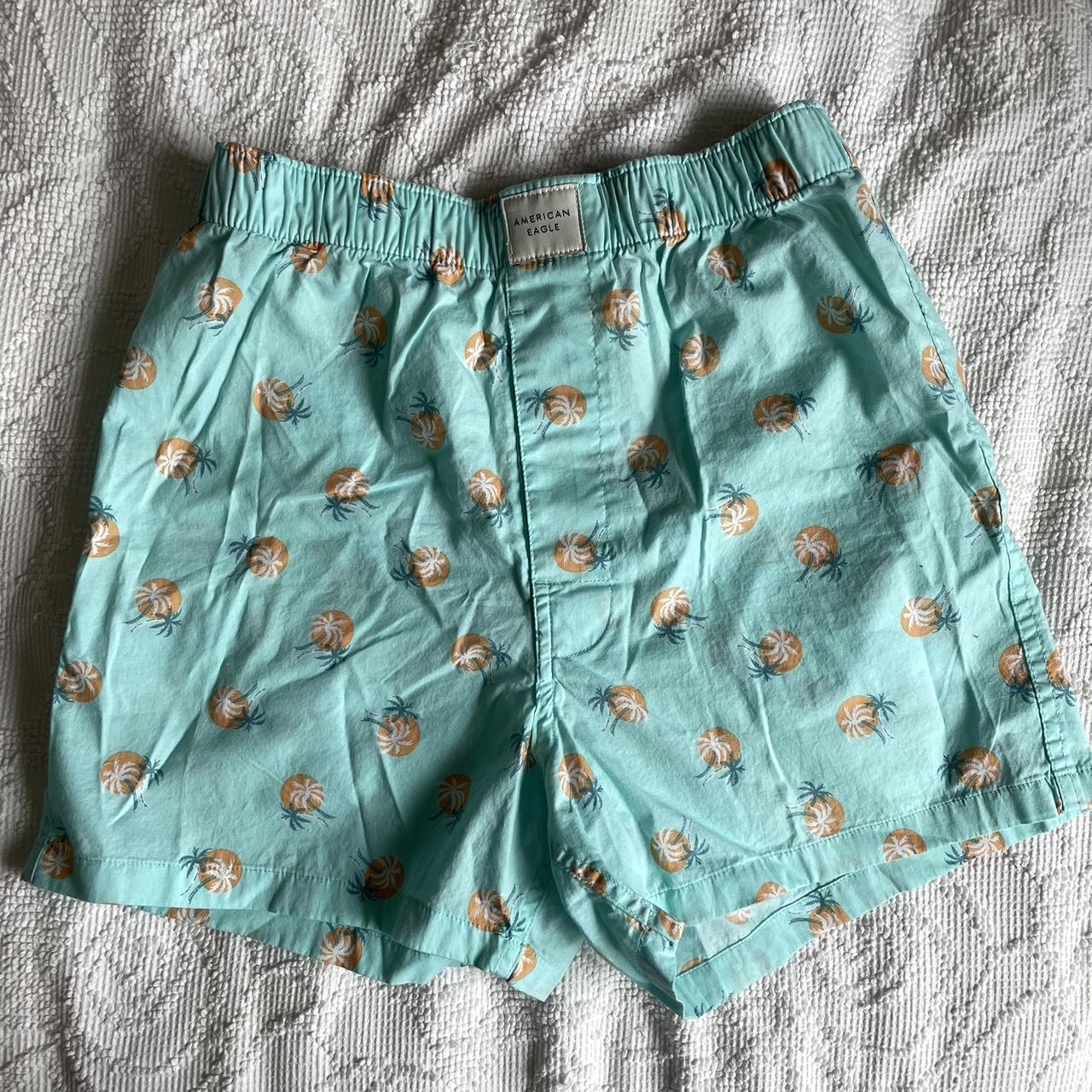 american eagle boxers paradise print never worn... - Depop