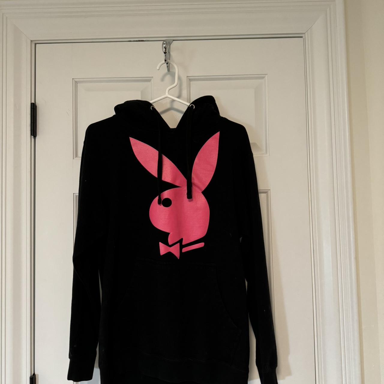 Small ASSC x Playboy black and pink hoodie Great. Depop