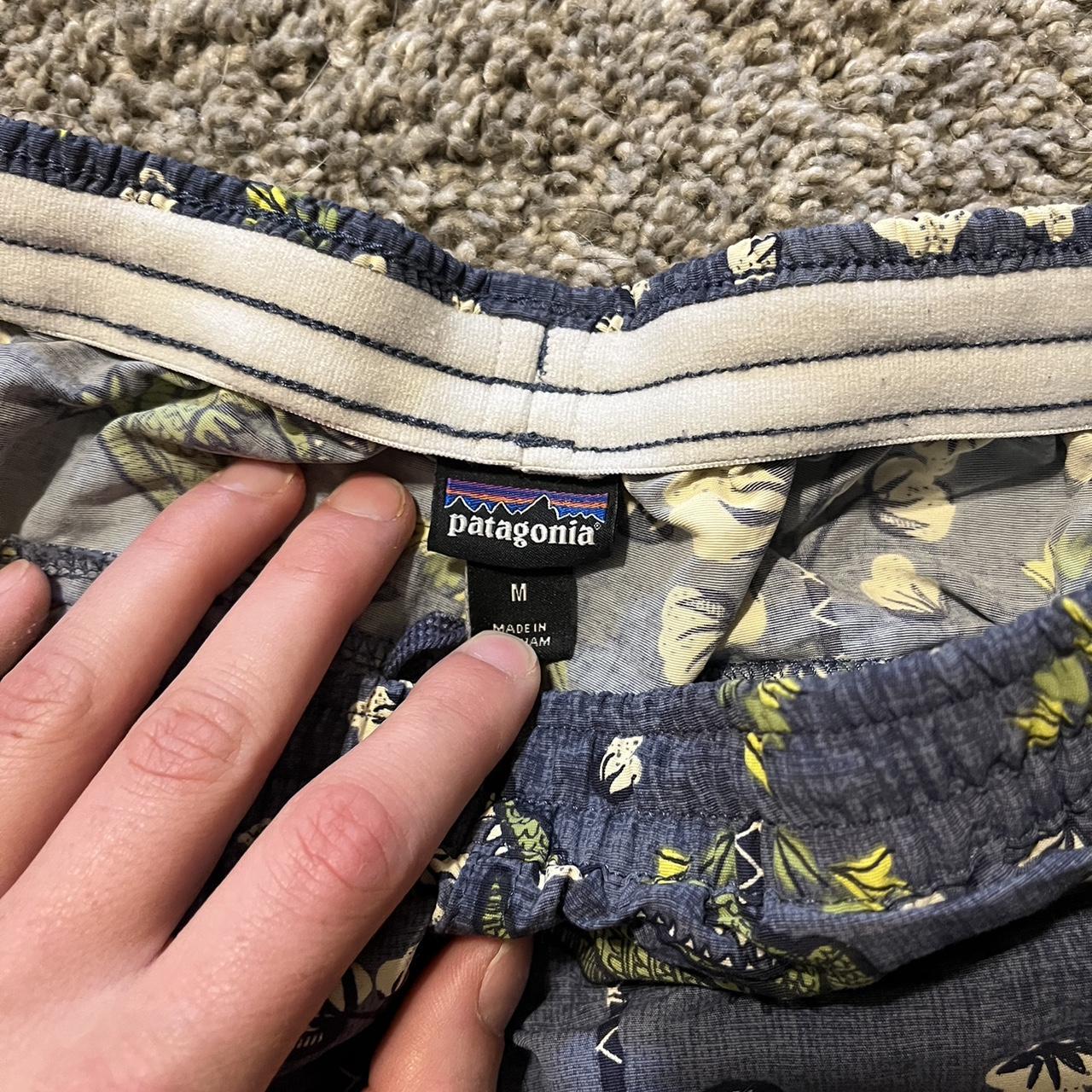 Super fun alligator print Patagonia baggies!! Size... Depop