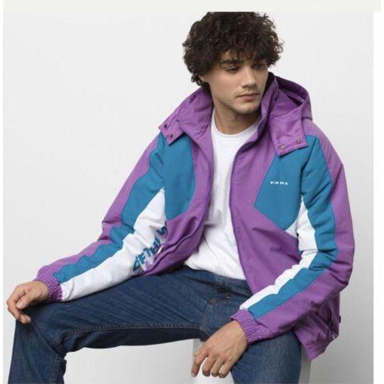 Vans windbreaker deals mens purple