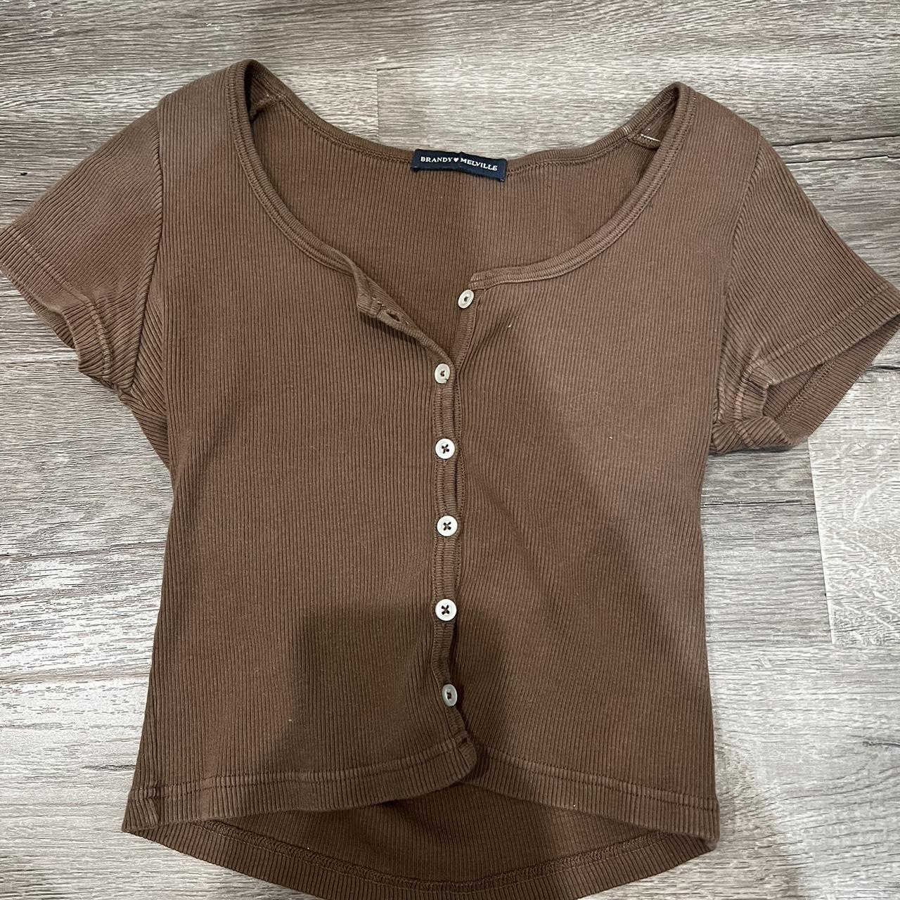 Women's Brown Tshirt Depop