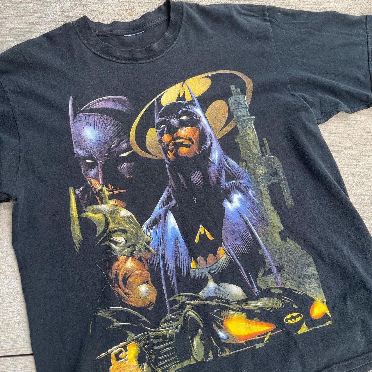 Vintage Bootleg Batman Shirt 90's The only flaws | Depop