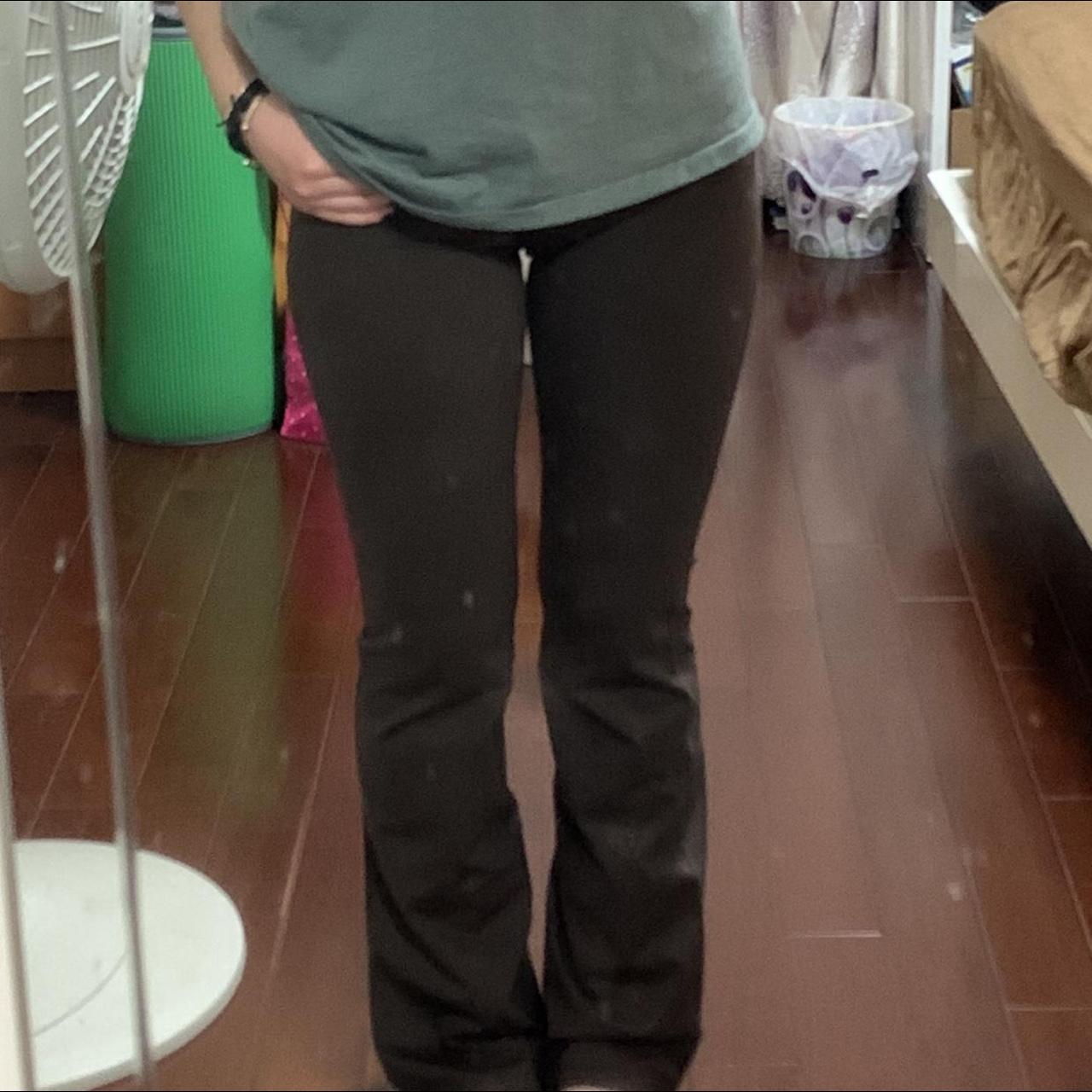 Brown flare leggings Brand new with tags (selling... - Depop