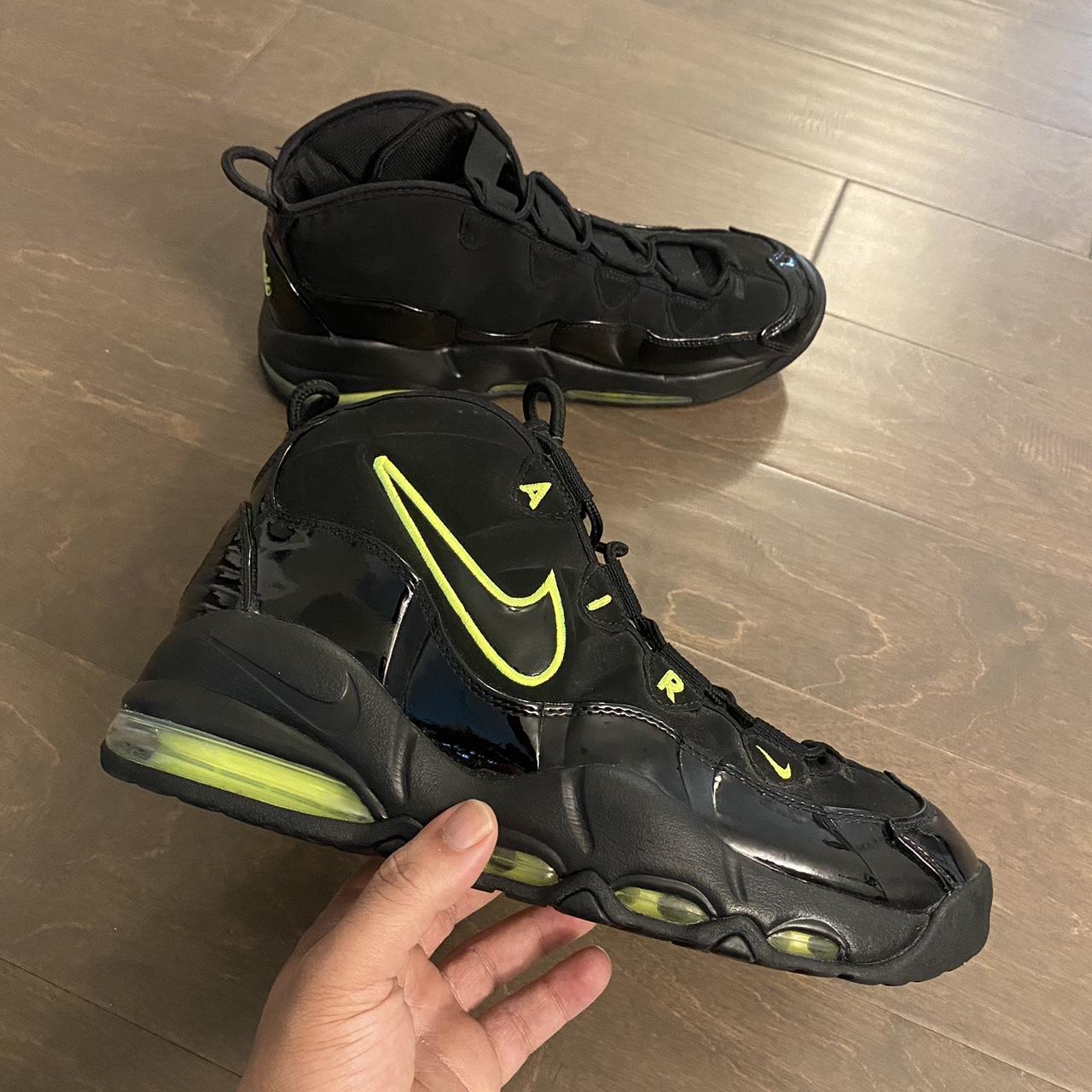 mens nike uptempo black