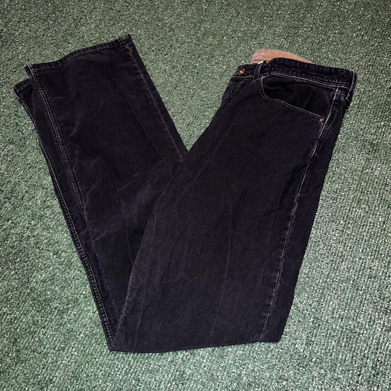 Banana Republic Men's Black Trousers Depop