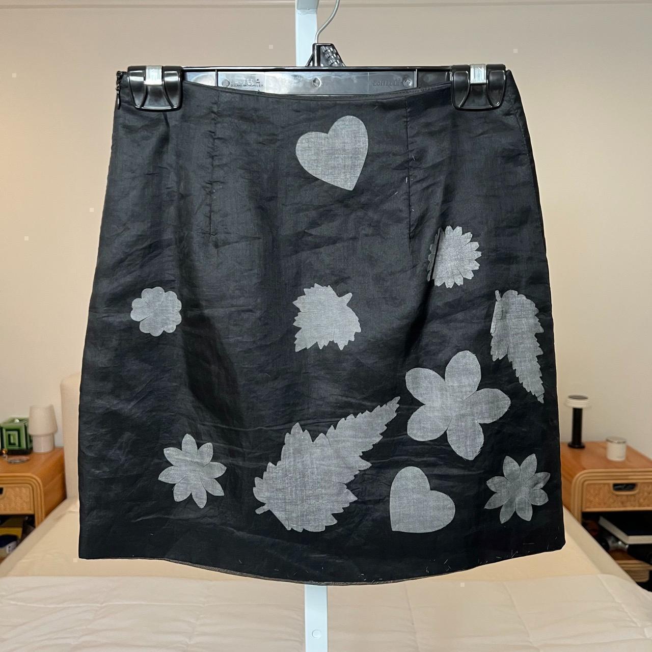 Moschino Cheap & Chic Women's Grey and Black Skirt (2)