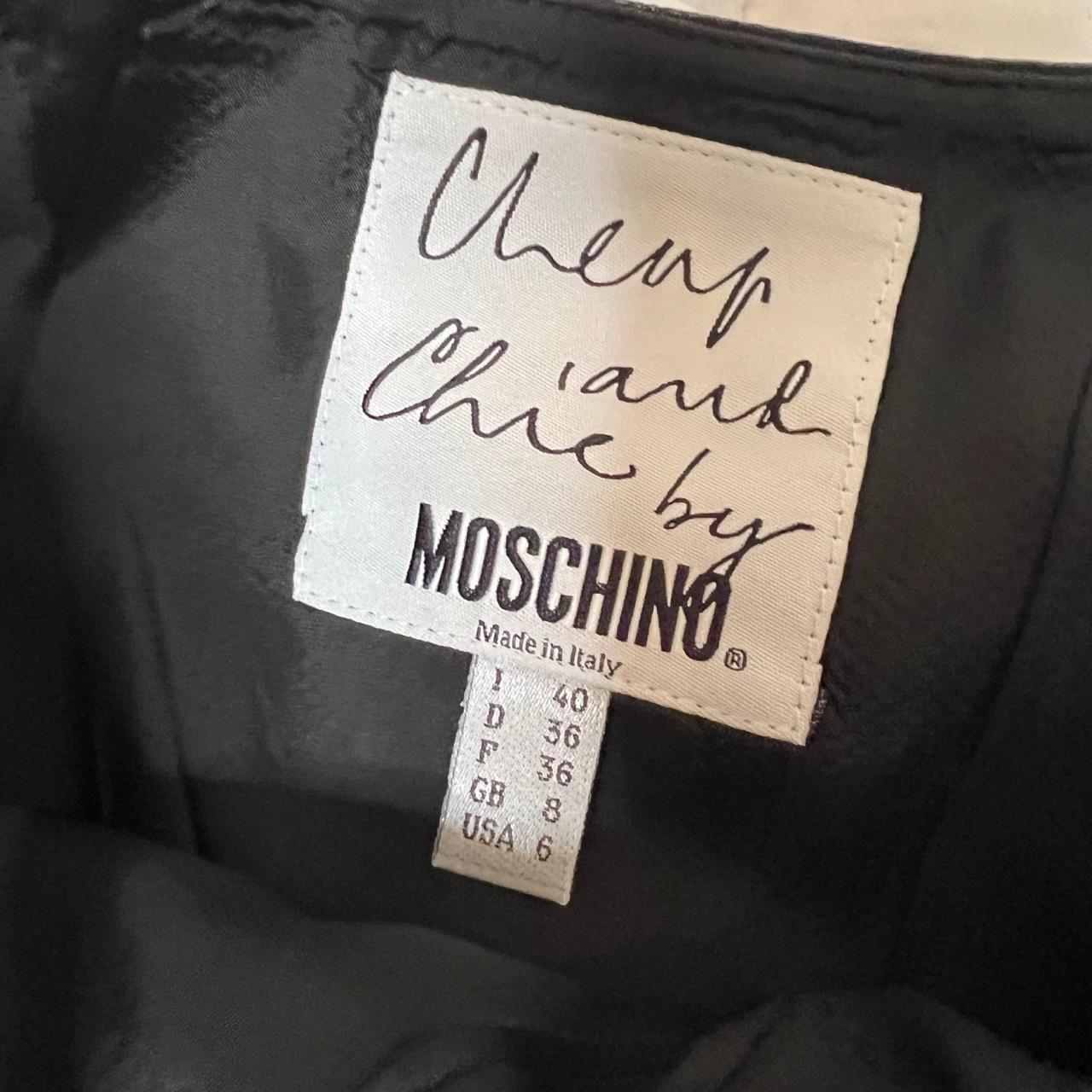 Moschino Cheap & Chic Women's Grey and Black Skirt (3)