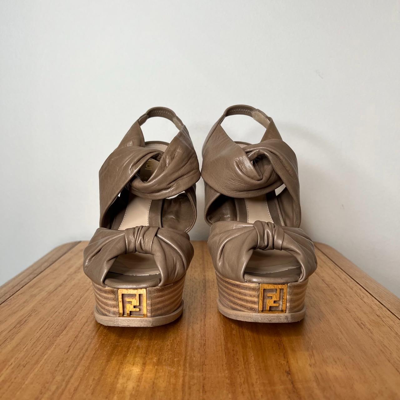 Fendi best sale platform sandals