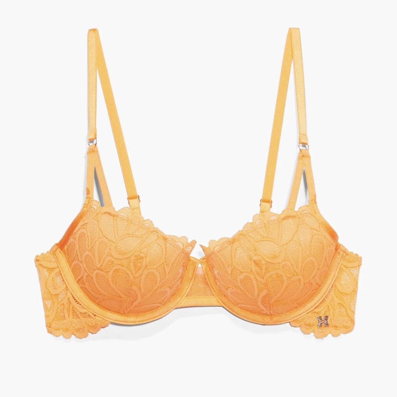 Savage x Fenty Women's Orange Bra | Depop