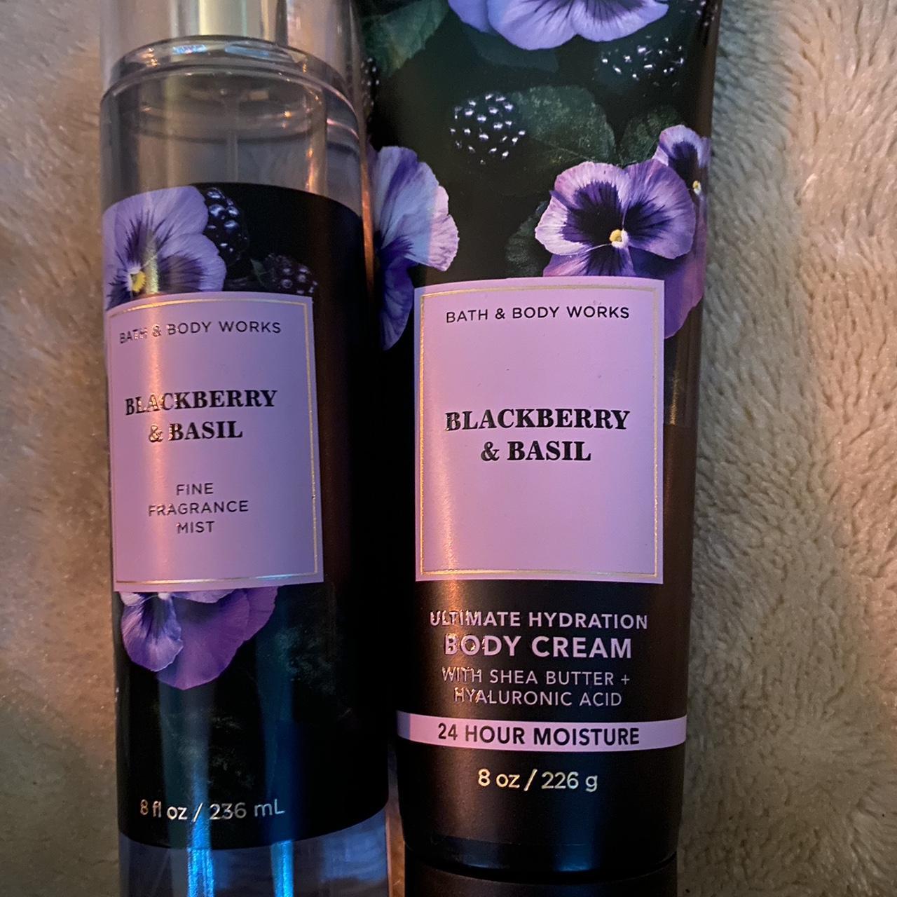 BLACKBERRY BASIL bath body works body spray and Depop