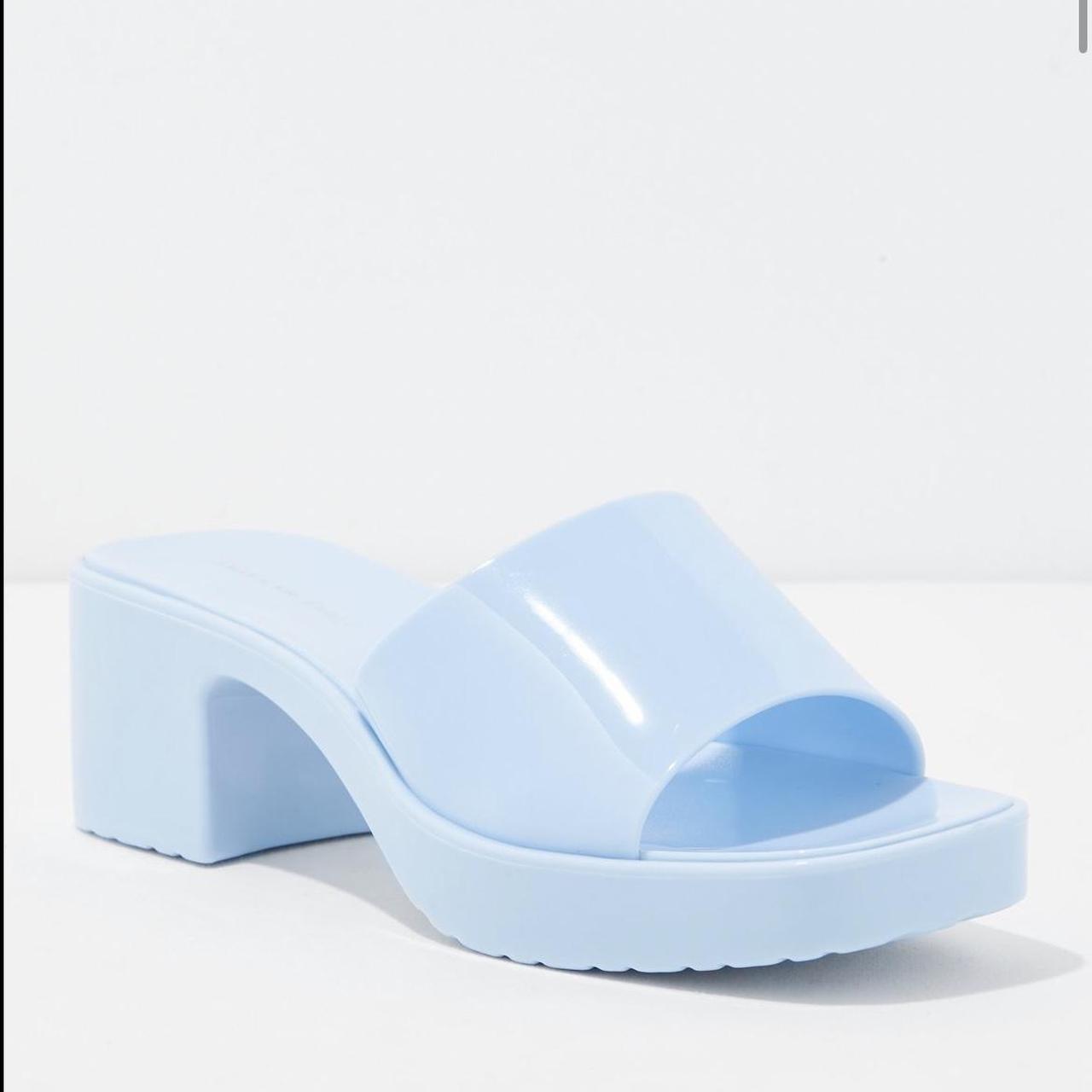 Naturalizer Lilly Platform Sandals in Blue | Lyst