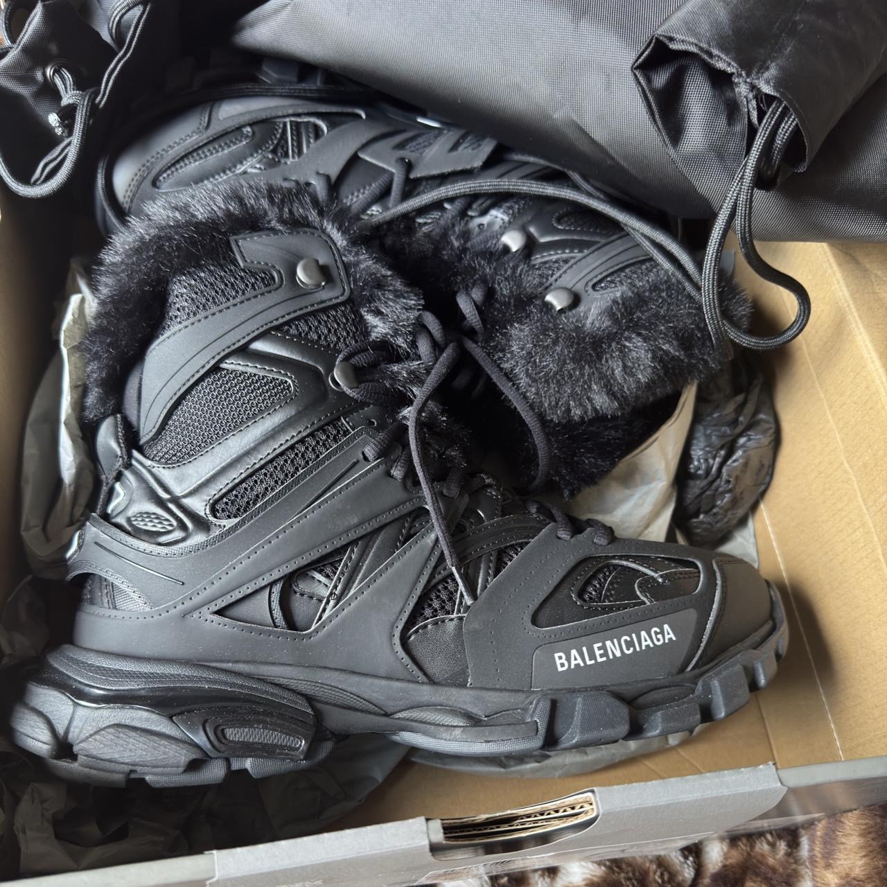 Balenciaga Track Hike Fur boots *Received these Depop