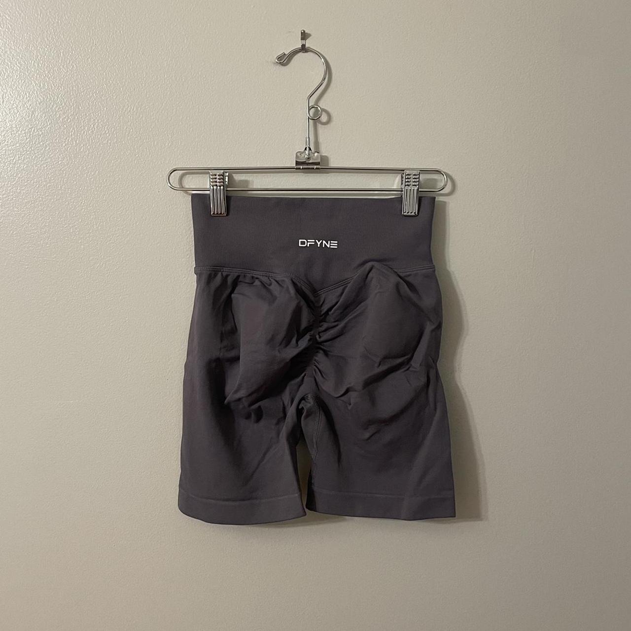 never-worn-dfyne-shorts-in-gray-size-s-depop