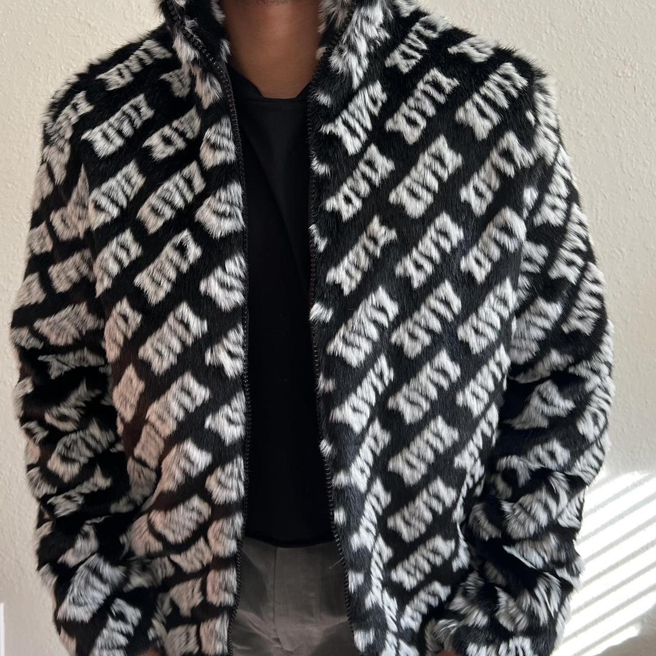 asos nike faux fur jacket