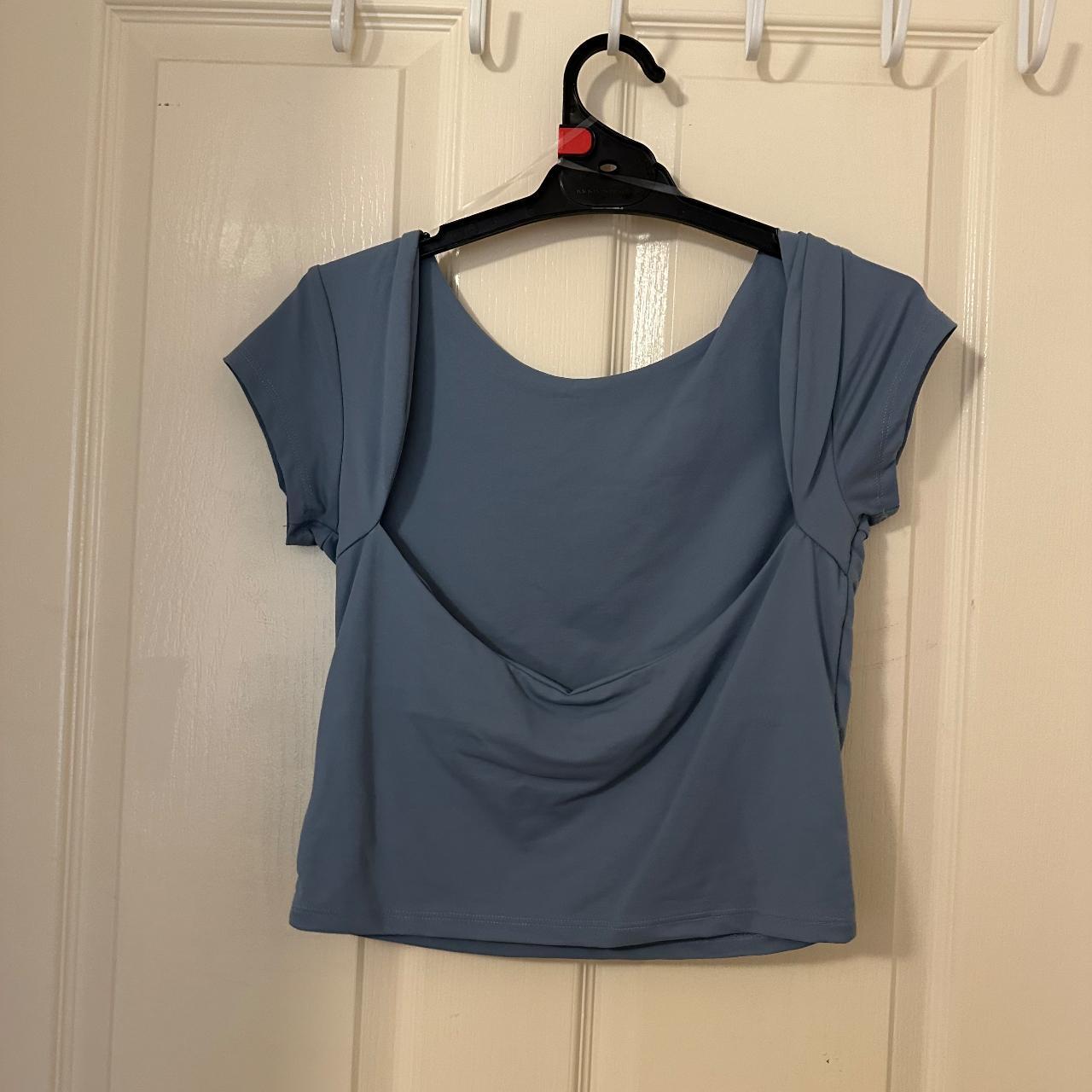 Supersoft Backless Short Sleeve Top