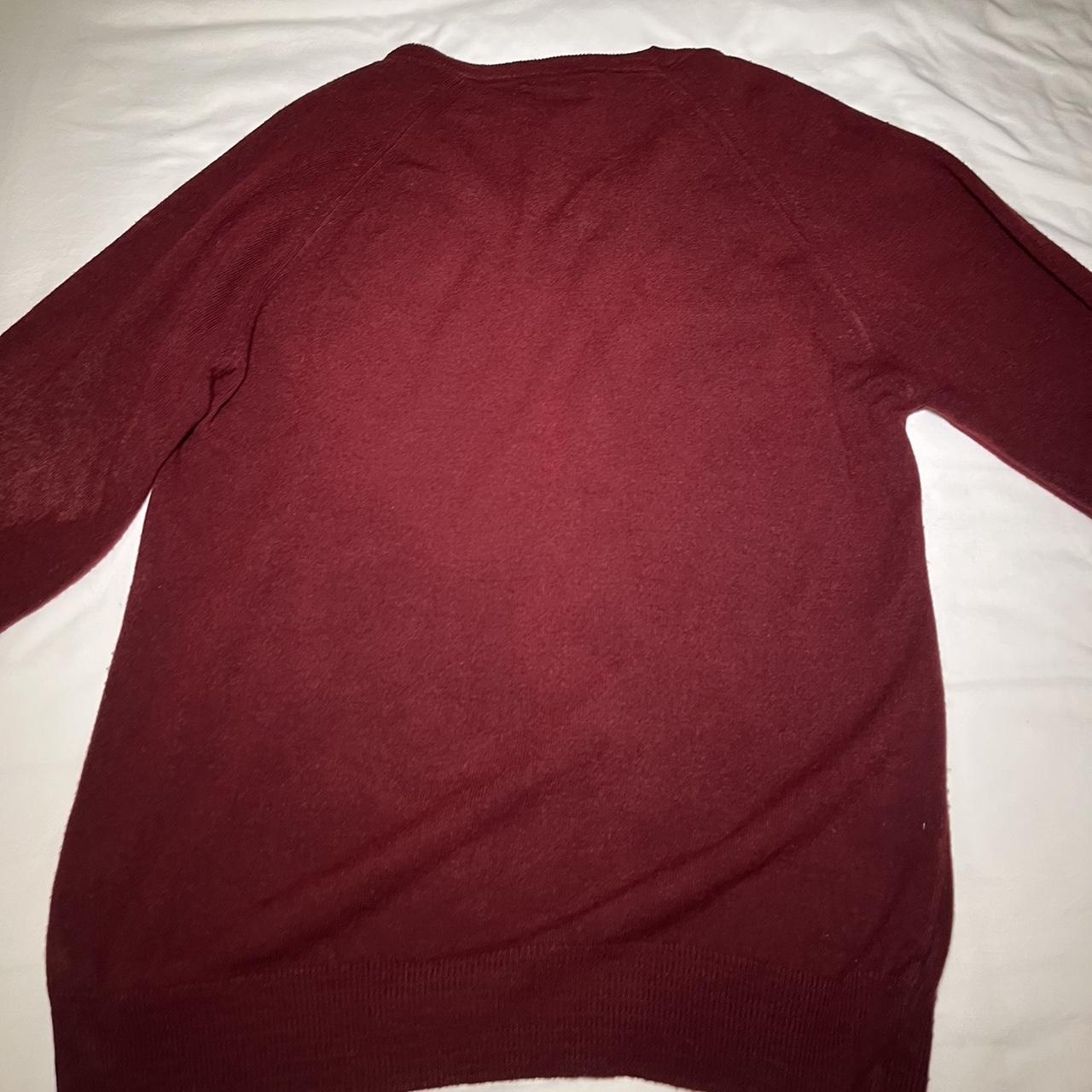 Dior Men's Burgundy Jumper | Depop