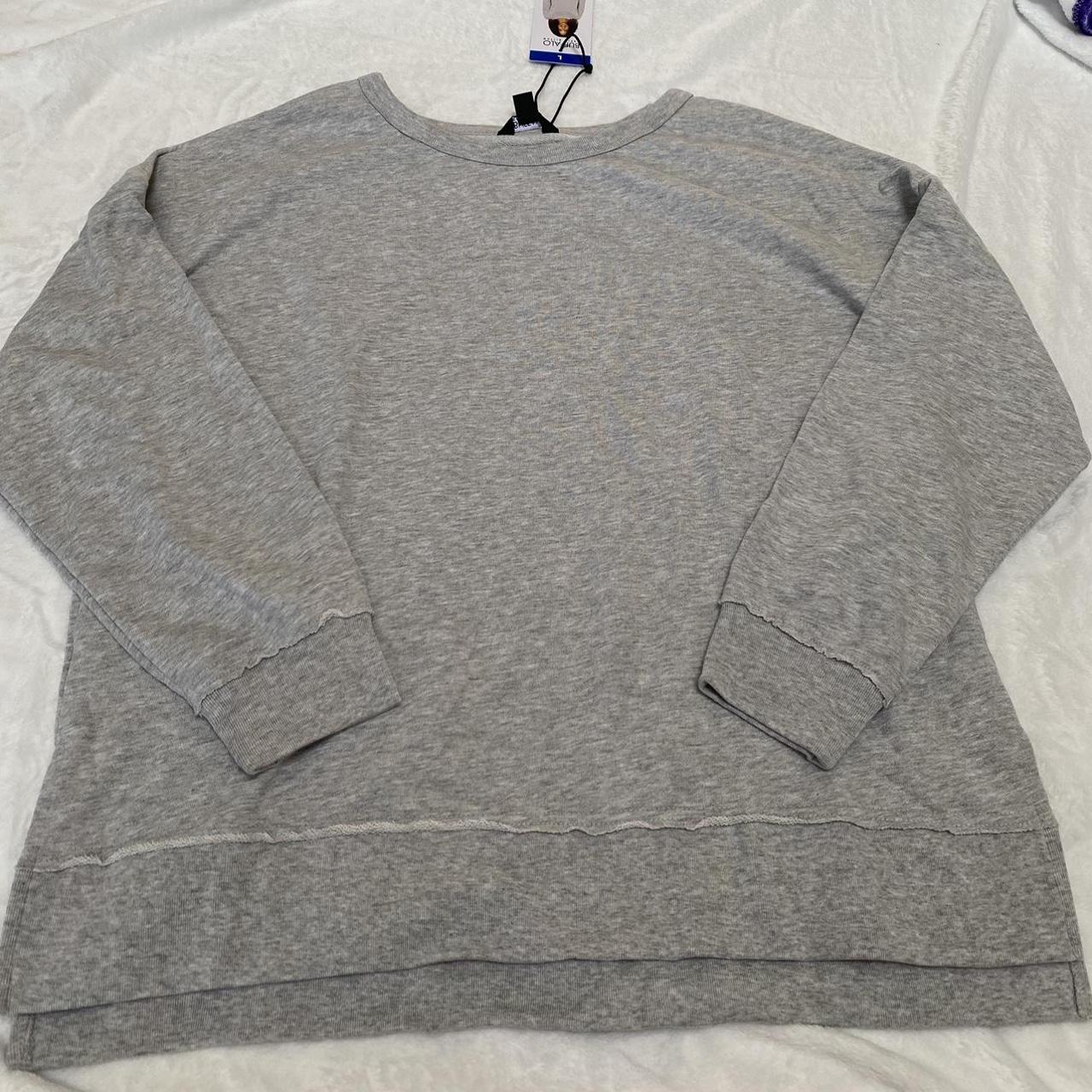 Buffalo David Bitton Women's Grey Jumper | Depop