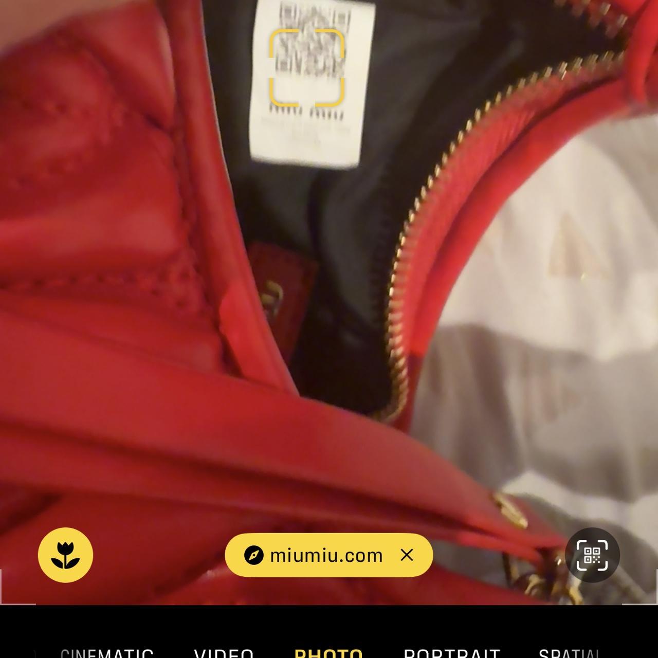 Miu Miu Women's Bag - Red/Multi – Red Miu Miu lea… - image 6