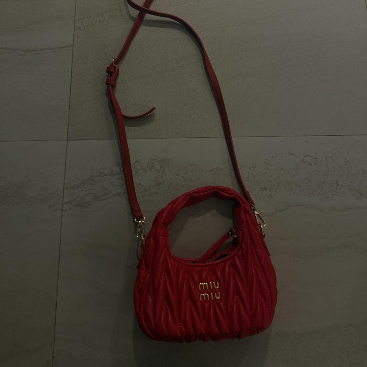 Miu Miu Women's Bag - Red/Multi – Red Miu Miu lea… - image 7