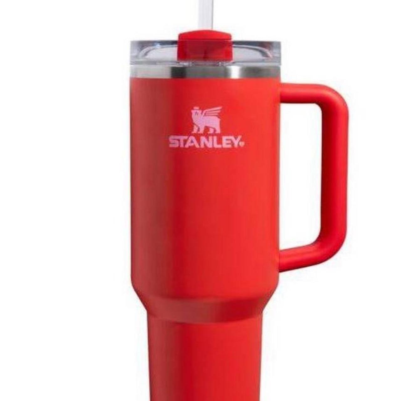 Brand new orange/coral Stanley cup 40 oz - Depop