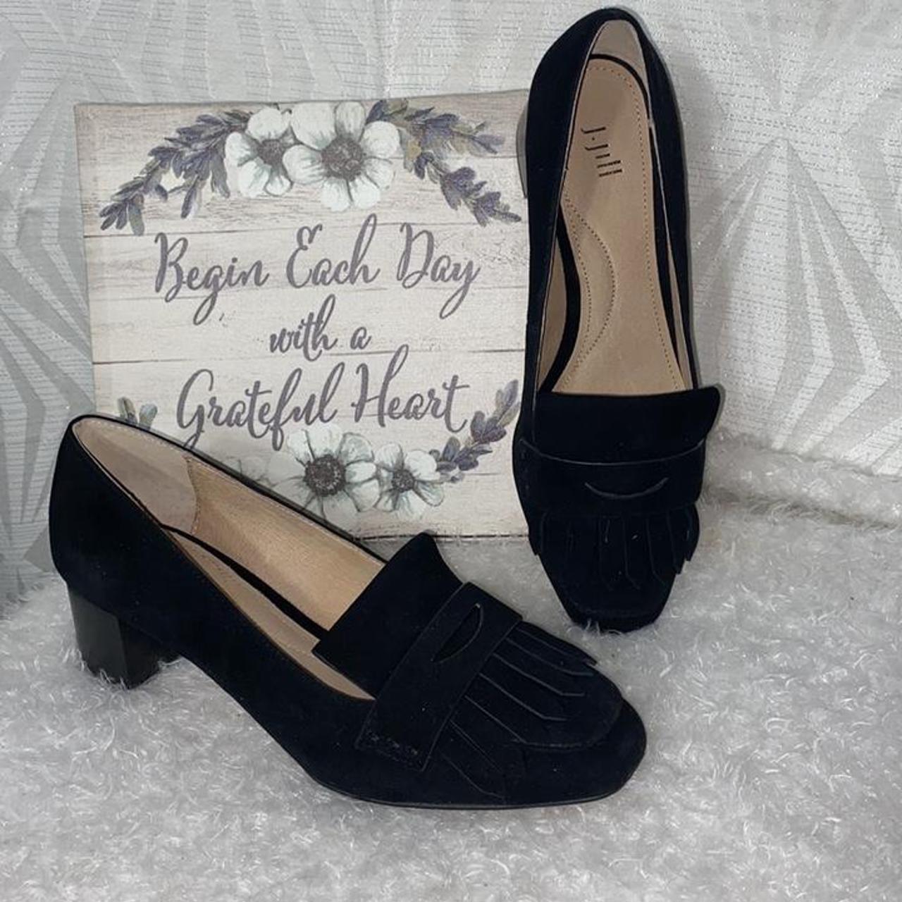 Women's Black Loafers Depop