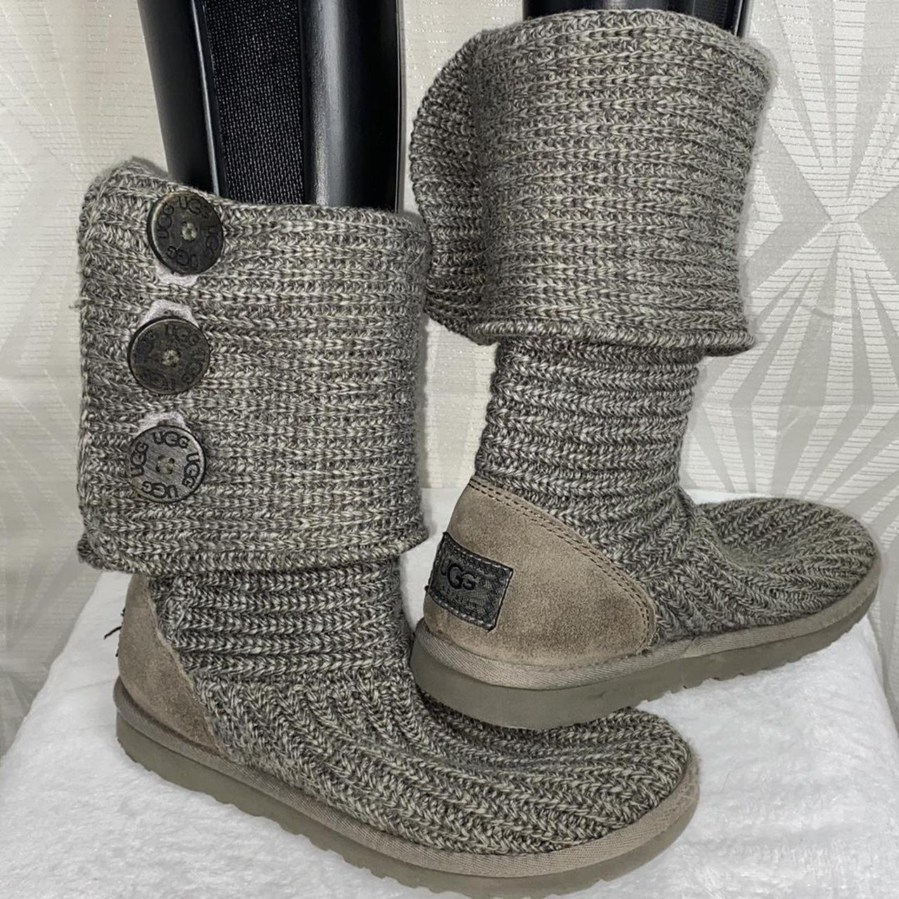 Ugg womens classic store cardy boots grey