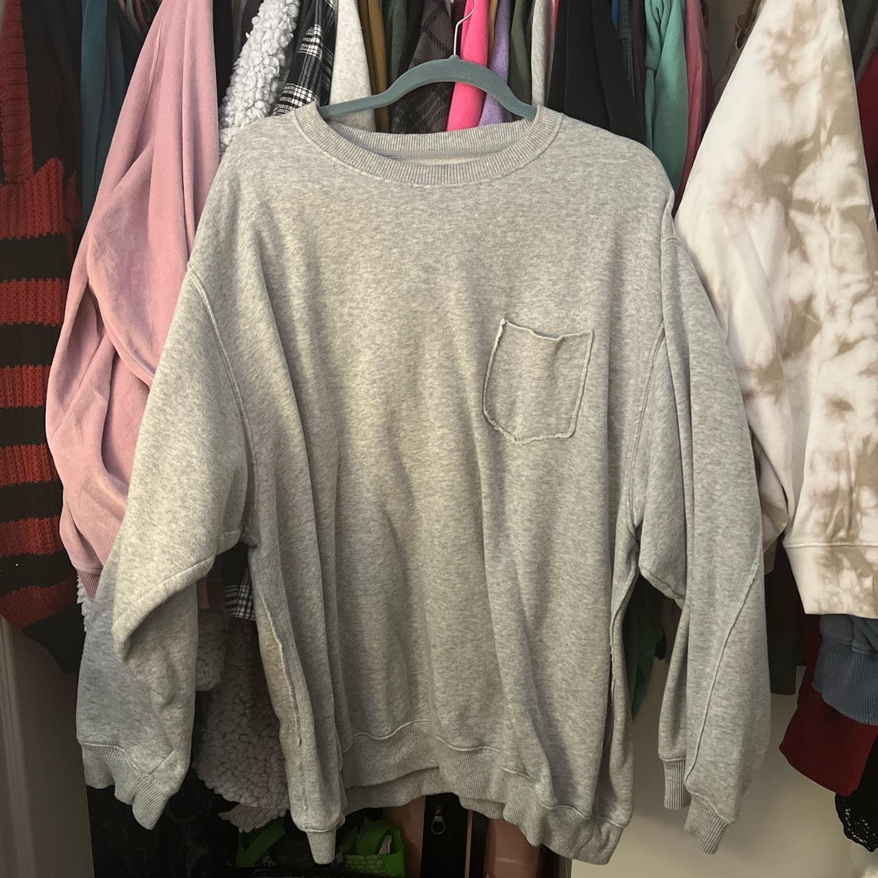 Aerie oversized grey sweatshirt size XL. Lightly worn. Depop