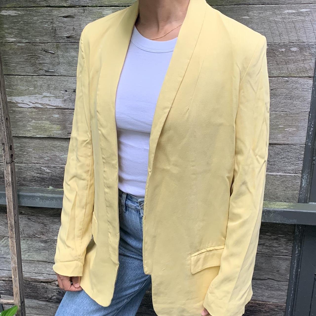 Women's Yellow Tailoredjackets Depop