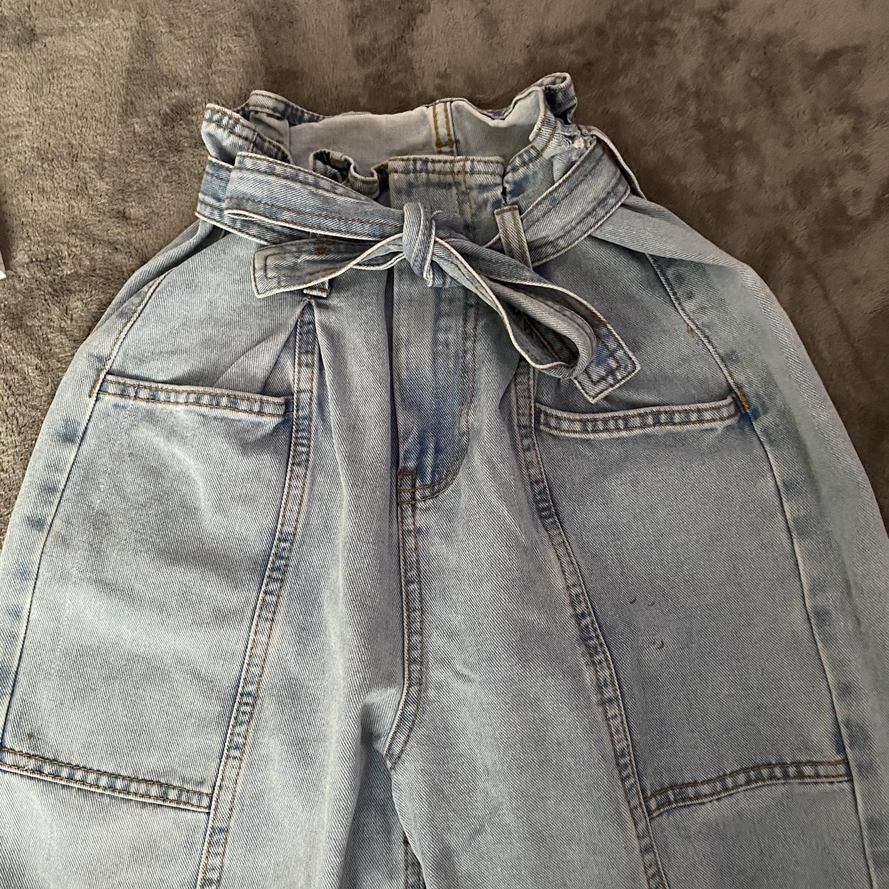 Painter style jeans Hardly worn Come with belt Deep... Depop