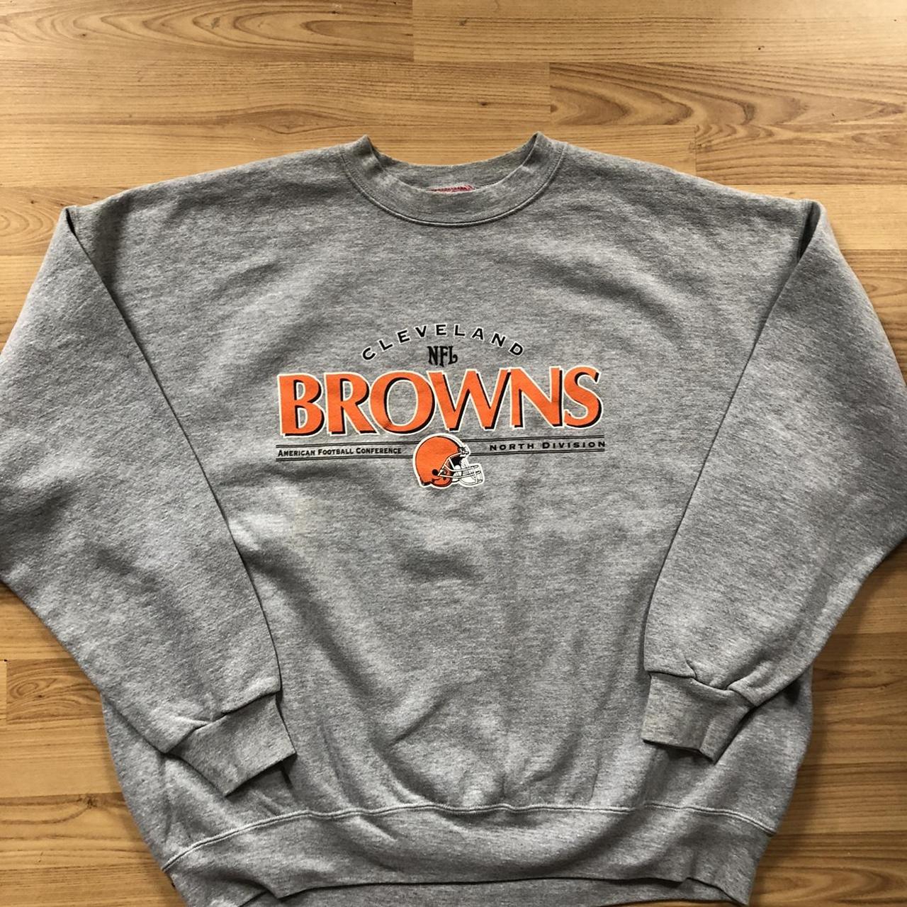 Vintage 90s Cleveland Browns NFL Retro Pullover - Depop