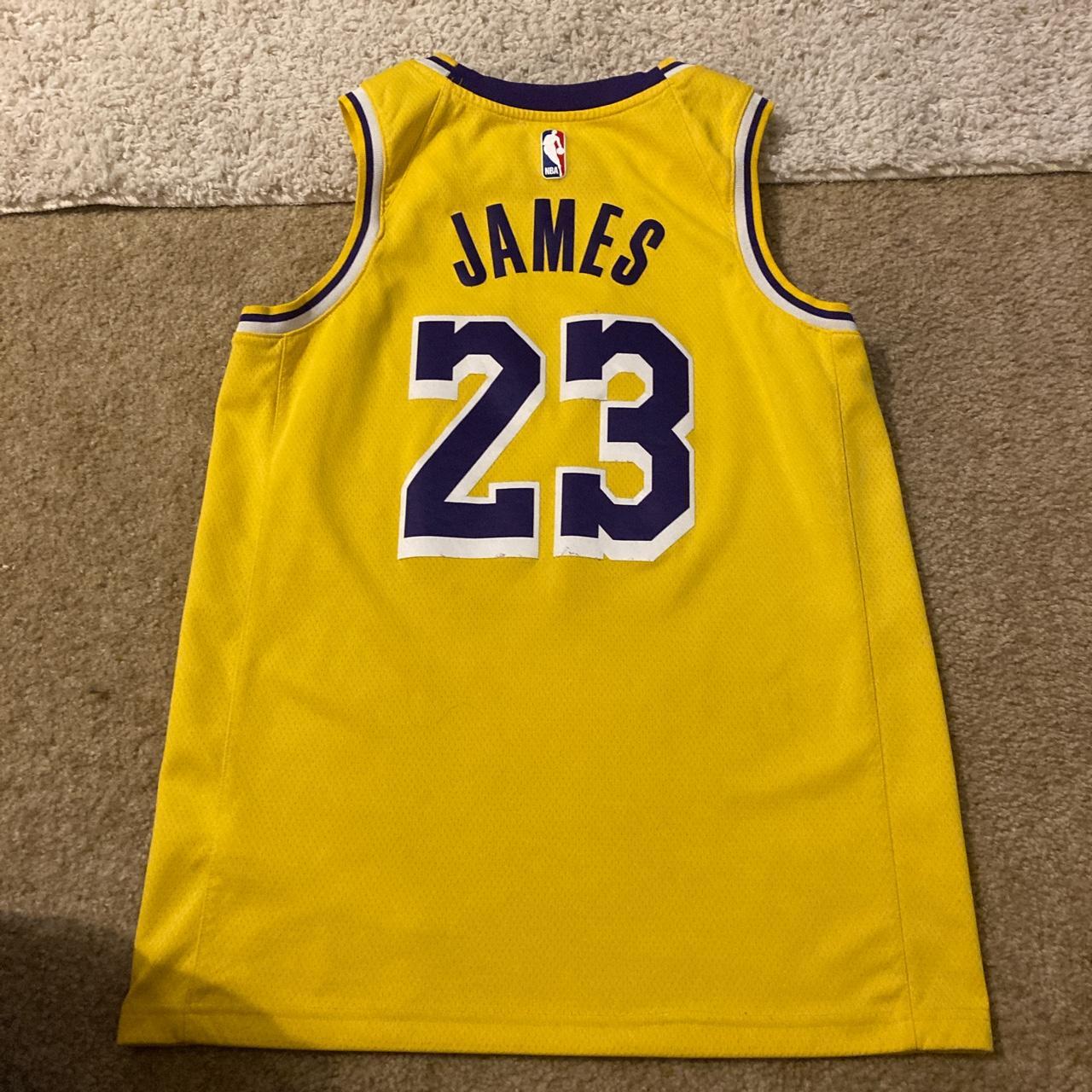 NBA LA Lakers Warm Up Jersey GREAT CONDITION! mens - Depop