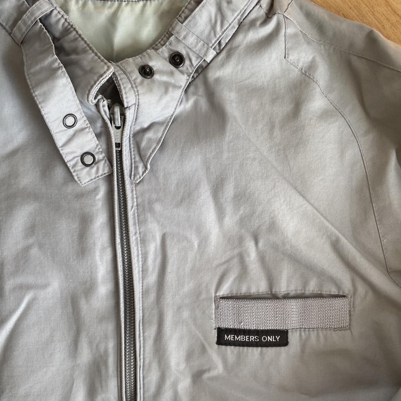 Members Only Women's Grey Jacket (2)