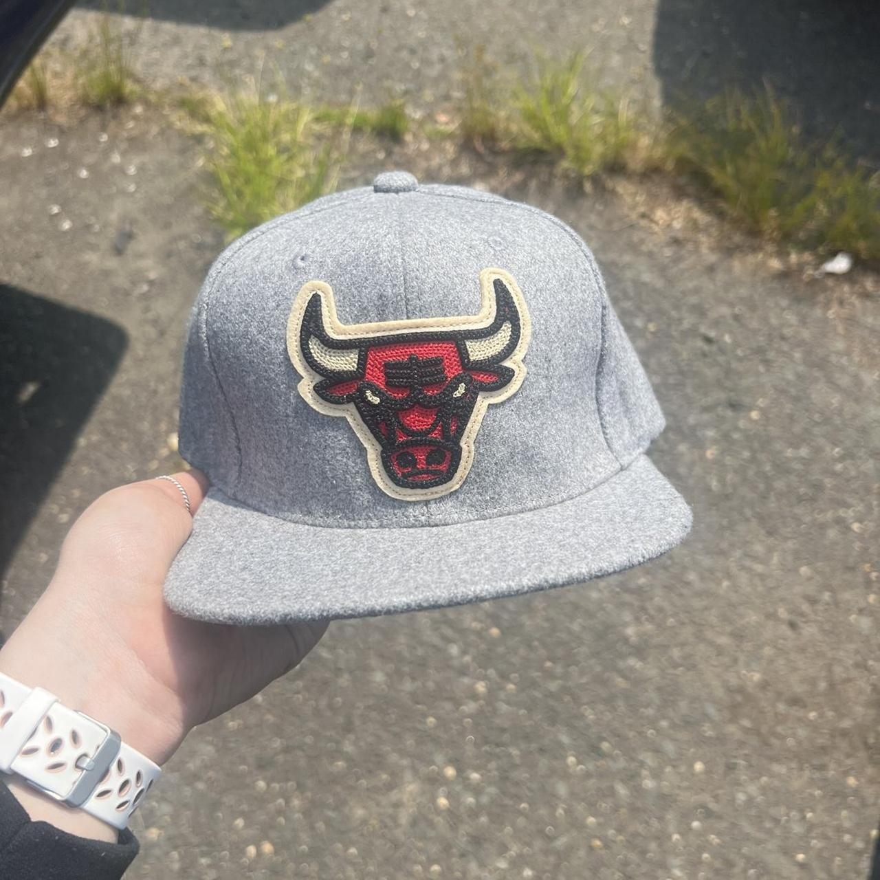 Mitchell & Ness x NBA Chicago Bulls Natural Snapback Hat