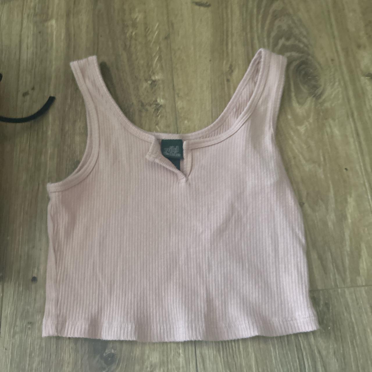 Wild Fable Womens Pink Vest Depop