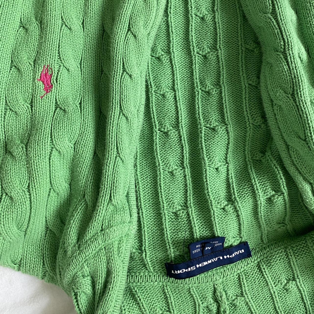 Ralph Lauren Women's Green Jumper | Depop