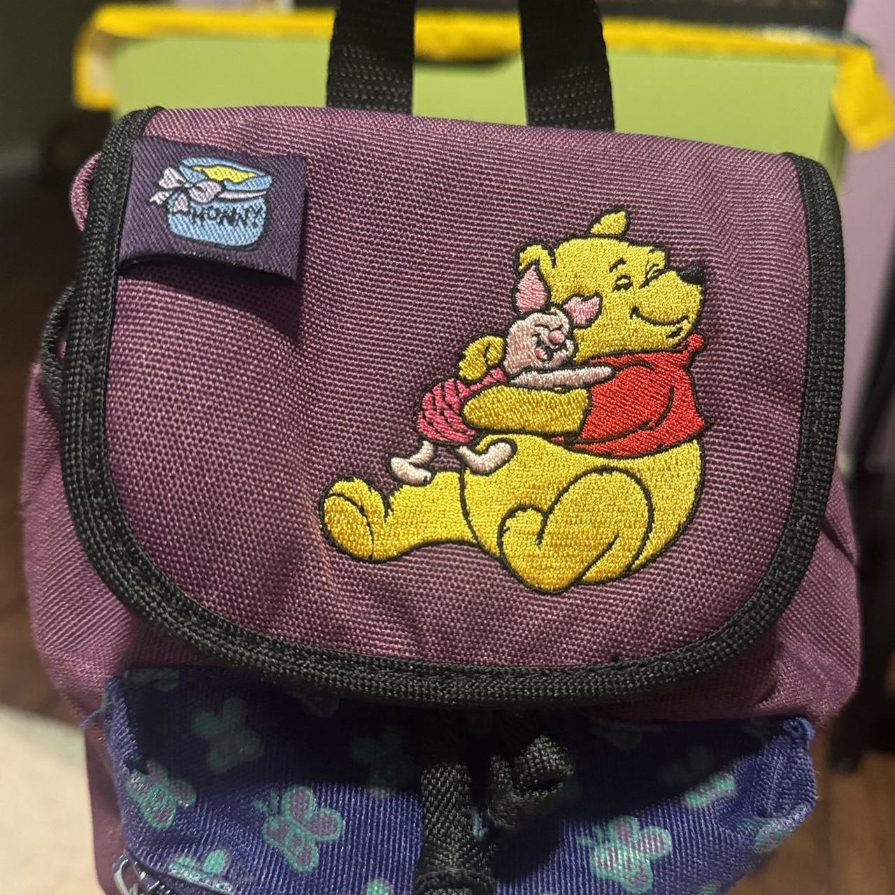 Vtg Y2K Disney Winnie The Pooh & Tigger Embroidered Adult Backpack 1990s outlet CD Case