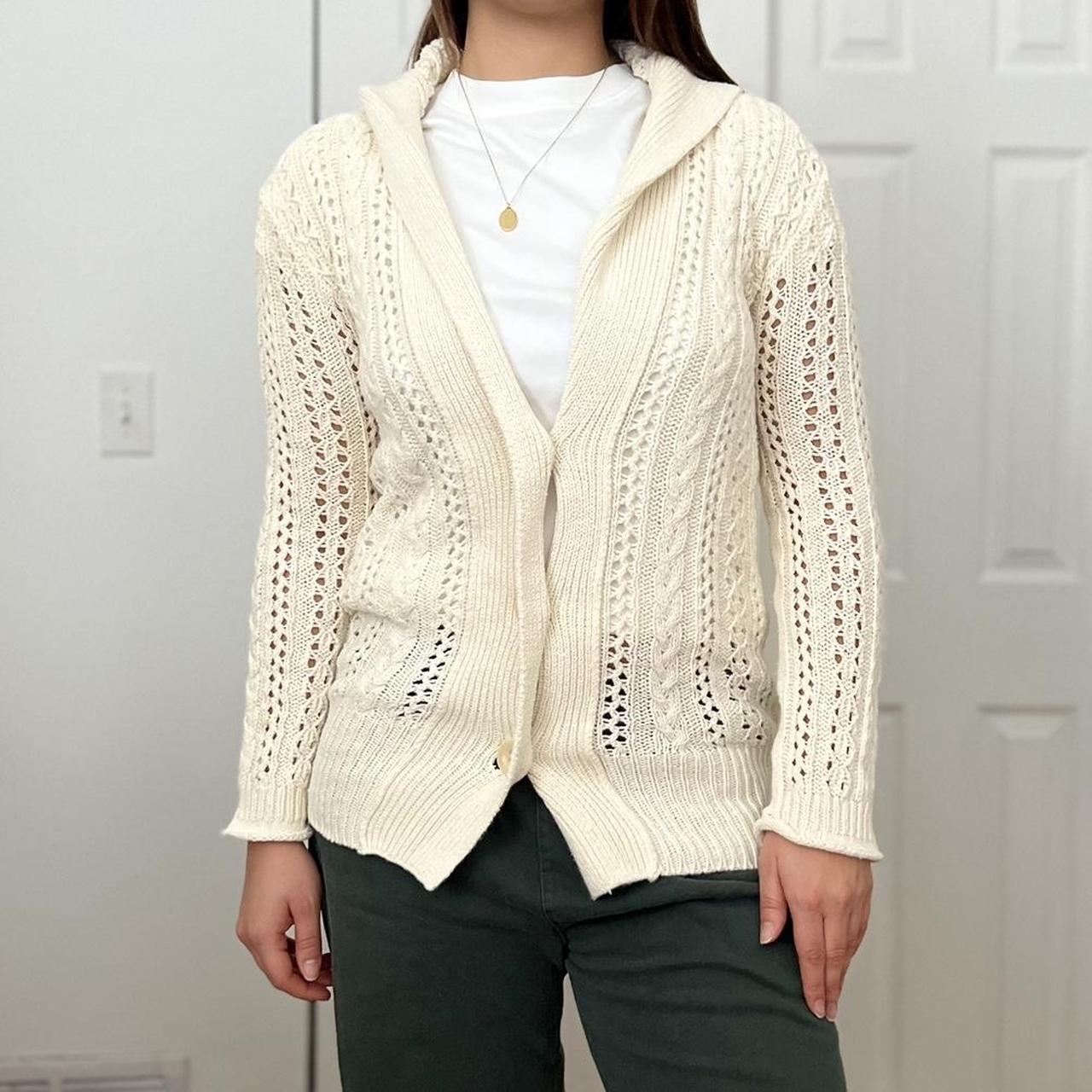 Gap cream outlet cardigan