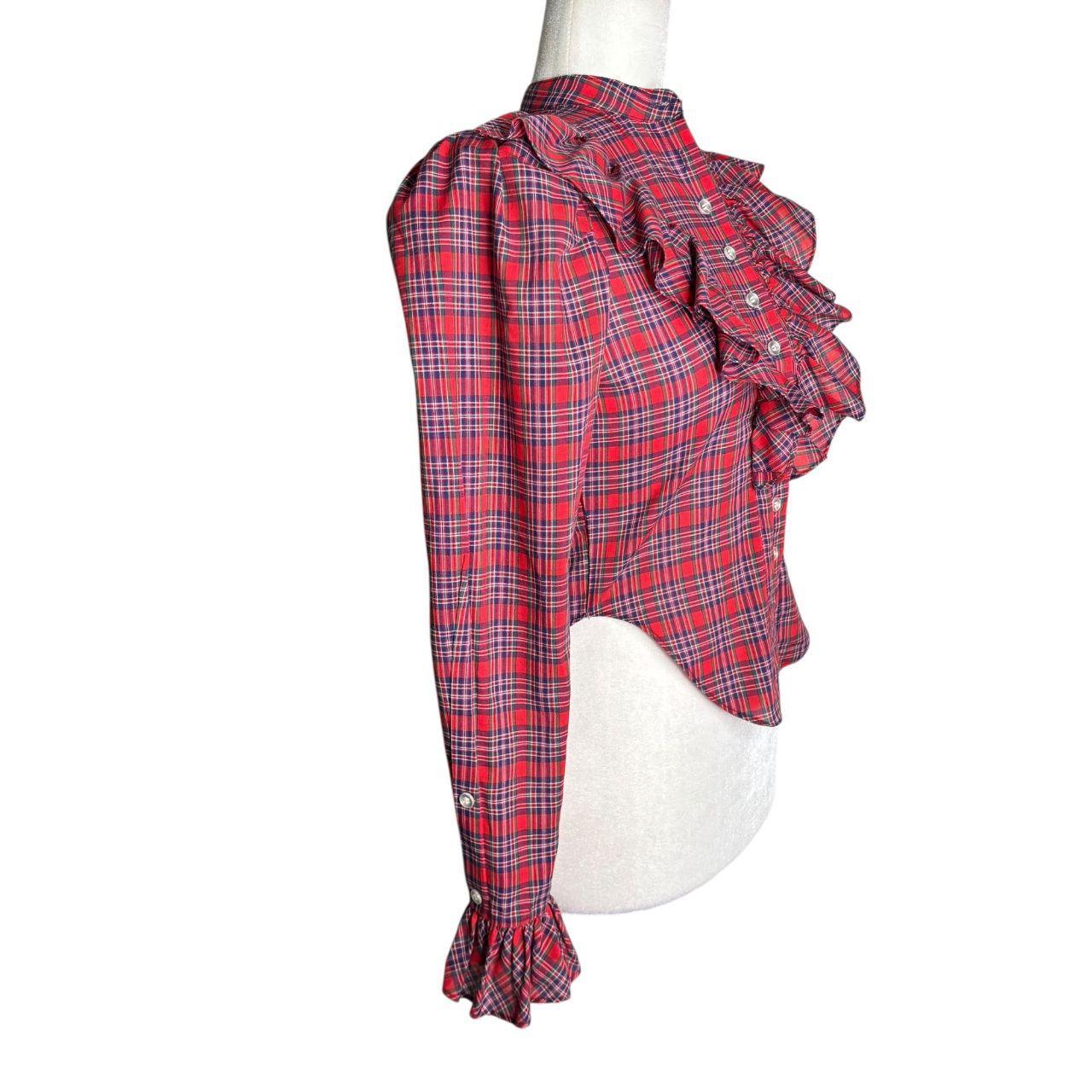 Nordstrom Women's Blouse - Red/Multi - XS – Vinta… - image 5