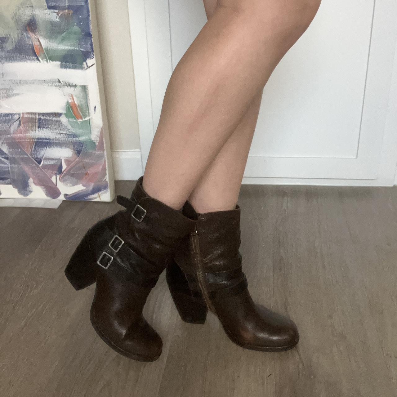 Korks Women's Brown and Black Boots