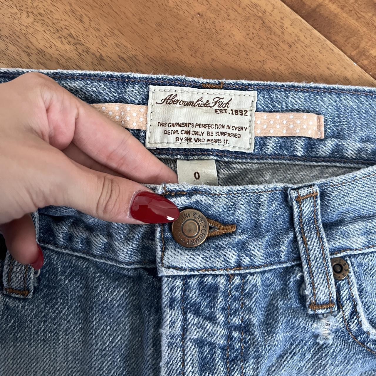 Adorable vintage Abercrombie denim mini... - Depop