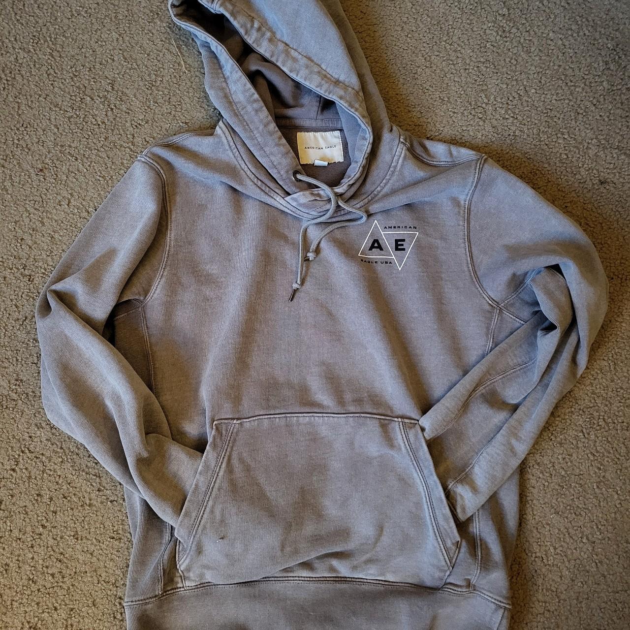 American eagle grey discount hoodie